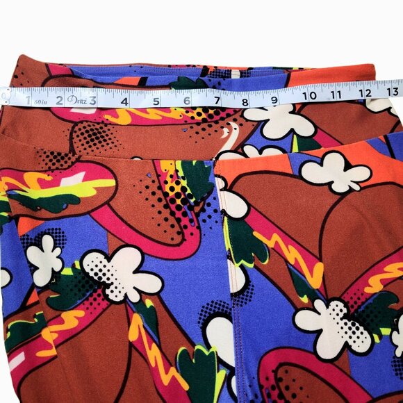 LuLaRoe Women's Leggings Bundle - 3 Pairs Fox, Hamburger & Hotdog Small SOFT - Picture 7 of 8